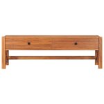 vidaXL Meuble TV 140x40x45 cm Bois de teck