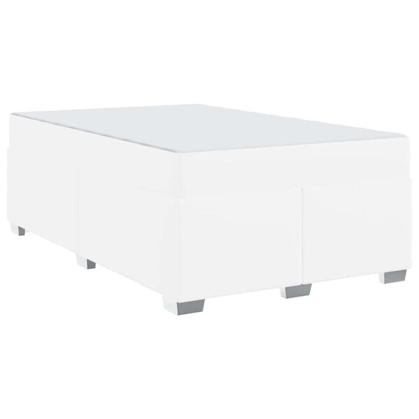 vidaXL Cadre de lit Blanc 120 x 190 cm Faux cuir