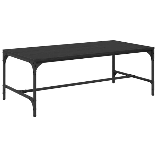 vidaXL Table basse Chêne noir 100 x 50 x 35 cm Bois d'ingénierie