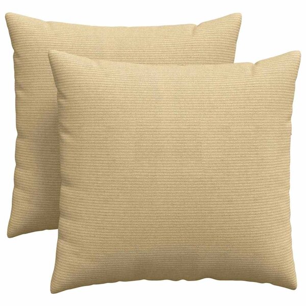 vidaXL Coussins de canapé 2 Pièces Vert gris 45 x 45 cm