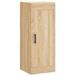 vidaXL Buffet haut Chêne sonoma 34 5x34x180 cm Bois d'ingénierie