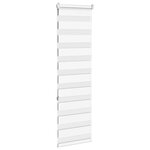 vidaXL Store zèbre blanc 45x150 cm largeur du tissu 40 9 cm polyester