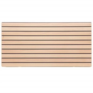 vidaXL Panneaux muraux 3D 5 Pièces marron 100x50 cm EPS