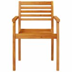 vidaXL Ensemble de salle à manger pour jardin 5 Pièces Marron