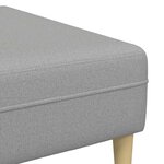 vidaXL Ensemble de Canapés Gris nuage tissu