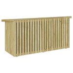 vidaXL Boîte de Rangement de Jardin Marron 119 x 44 x 58.5 cm