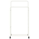 vidaXL Porte-vêtements Uni Blanc 80 x 53 x 156 cm