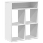 vidaXL Bibliothèque blanc 66x31x80 cm bois d'ingénierie