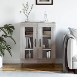 vidaXL Buffet sonoma gris 69 5x34x90 cm bois d'ingénierie