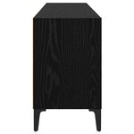 vidaXL Meuble TV Noir 69.5 x 30 x 50 cm Bois d'ingénierie