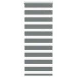 vidaXL Store zèbre gris foncé largeur du tissu 50 9 cm polyester