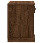 vidaXL Tables de chevet 2 Pièces chêne marron 43x36x50 cm