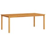 Ensemble de salle à manger de jardin 7 pièces en bois d'acacia pliable