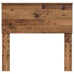 vidaXL Tête de lit Bois Ancien 90 cm Bois d'ingénierie