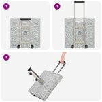 vidaXL Pied de parasol Gris 41 x 41 x 37 cm Granite