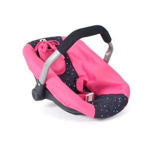 Bayer Chic 2000 708-84 - Siège auto pour poupées Rose à pois