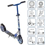 muuwmi 551 - Aluminium Trottinette Deluxe 205 mm gris-Bleu