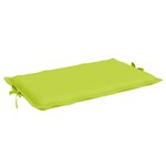 vidaXL Coussin de chaise longue vert vif 186x58x4 cm tissu oxford