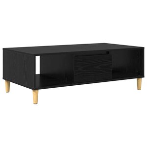 vidaXL Table basse Chêne noir 103 5 x 60 x 35 cm Bois d'ingénierie