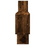 vidaXL Étagère murale chêne fumé 167 5x18x68 cm bois d'ingénierie