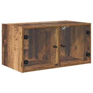 vidaXL Meuble mural Bois Ancien 68 x 37 x 35 cm Bois d'ingénierie