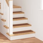 Tapis d'escalier vidaXL avec dos en latex Jaune 20x75 cm