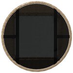vidaXL Ensemble de Dîner de Jardin de 3 Pièces en Rotin Beige