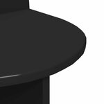 vidaXL Table de chevet 2 Pièces Chêne noir 40 x 35 5 x 45 5 cm