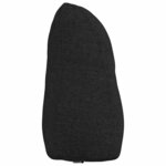 vidaXL Coussin de Dos Noir 45 x 24 x 50 cm tissu