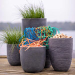 Capi Pot à fleurs Waste Rib 43x41 cm Gris