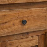 vidaXL Buffet bois d'acajou massif 75x30x65 cm