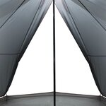 vidaXL Tente familiale tipi 8 personnes gris et orange imperméable