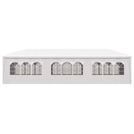 vidaXL Tente de réception 3x9 m Blanc