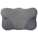 vidaXL Coussin pour le cou Gris 58 x 36 x 13 cm Polyester