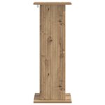 vidaXL Support de Plante Chêne artisanal 30 5 x 30 x 80 5 cm