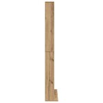 vidaXL meuble CD en chêne artisanal - 101x23x177.5 cm en bois d'ingénierie