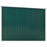vidaXL Abri de jardin Vert 195x198x159 cm Acier galvanisé