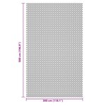 vidaXL Tapis de sol de camping anthracite 5x3 m