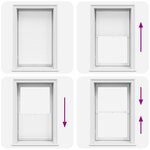 vidaXL Store plissé 90x125 cm Blanc