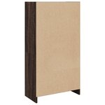 vidaXL Bibliothèque chêne marron 57x28 5x107 5 cm bois d'ingénierie