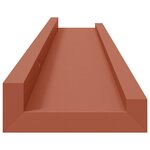 vidaXL Étagère Murale 4 Pièces Rouge 60 x 9 x 3 cm Bois d'ingénierie