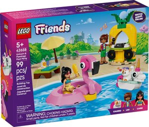 LEGO Friends - Fête Aquatique avec Licorne et Flamant Rose - 42658