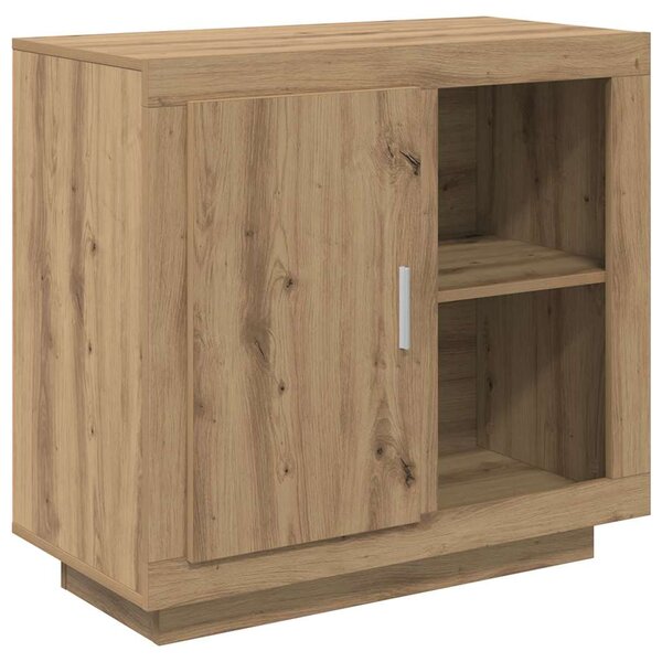 vidaXL Buffet chêne artisanal 40 x 80 x 75 cm Bois d'ingénierie