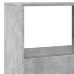 vidaXL Bibliothèque gris béton 100x33x155 5 cm bois d'ingénierie