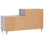 vidaXL Armoire à chaussures Sonoma gris 102x36x60 cm Bois d'ingénierie