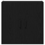 vidaXL Meuble mural Chêne noir 60 x 31 x 60 cm Bois d'ingénierie