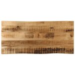 vidaXL Dessus de table bord vivant 90x40x2 5 cm bois de manguier brut