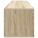 vidaXL Meuble TV mural Chêne Sonoma 98 x 31 x 30 cm Bois d'ingénierie