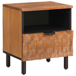 vidaXL Cabinet de chevet Marron 40 x 33 x 46 cm Bois de mangue massif