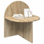 vidaXL Table de chevet 2 pc Chêne Sonoma 40 x 35 5 x 45 5 cm